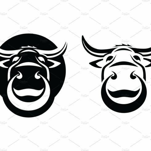 Bull Logo Vector Icon cover image.