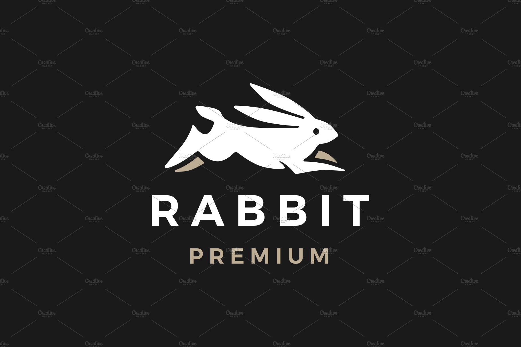 Jumping White Rabbit Logo cover image.