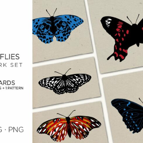 Realistic Butterfllies, Buttrerfly cover image.