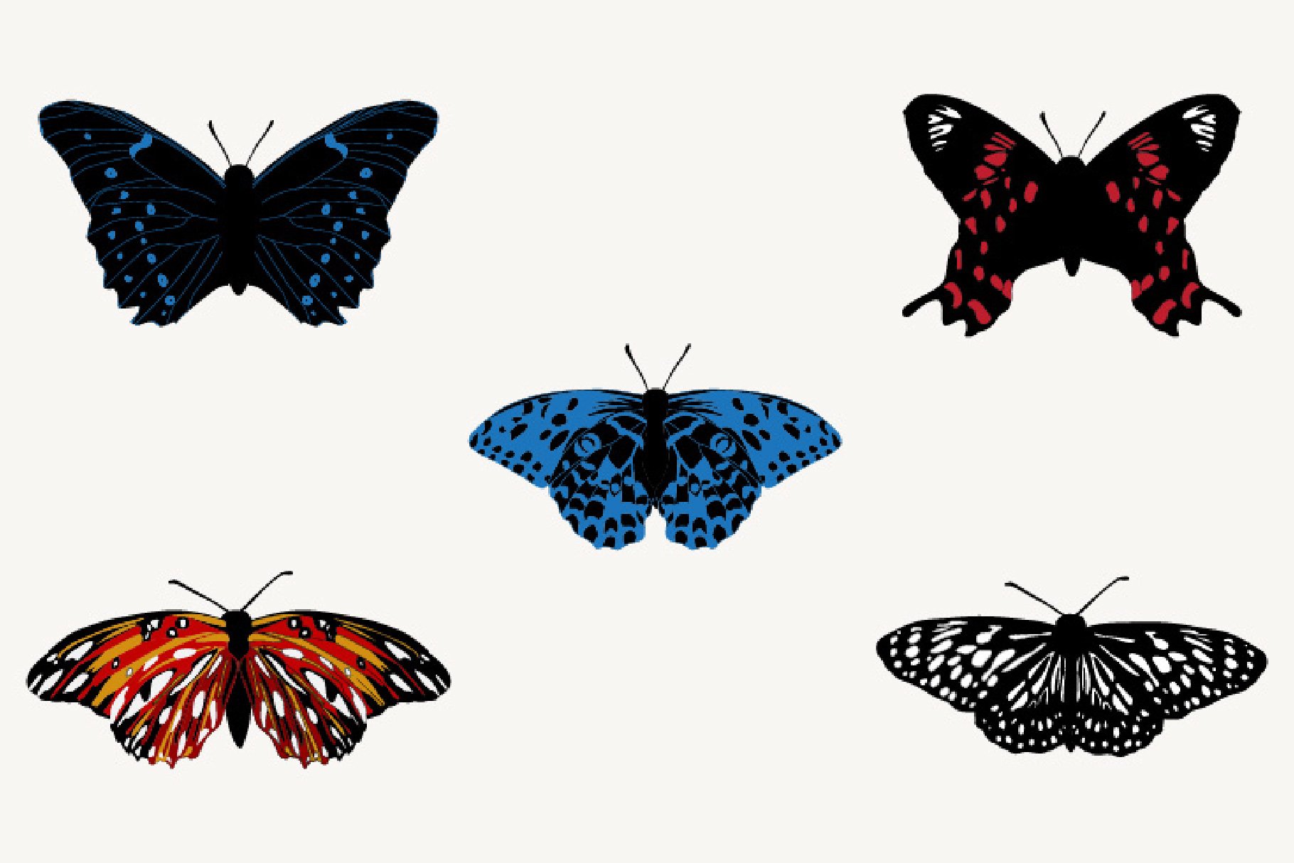 Realistic Butterfllies, Buttrerfly preview image.