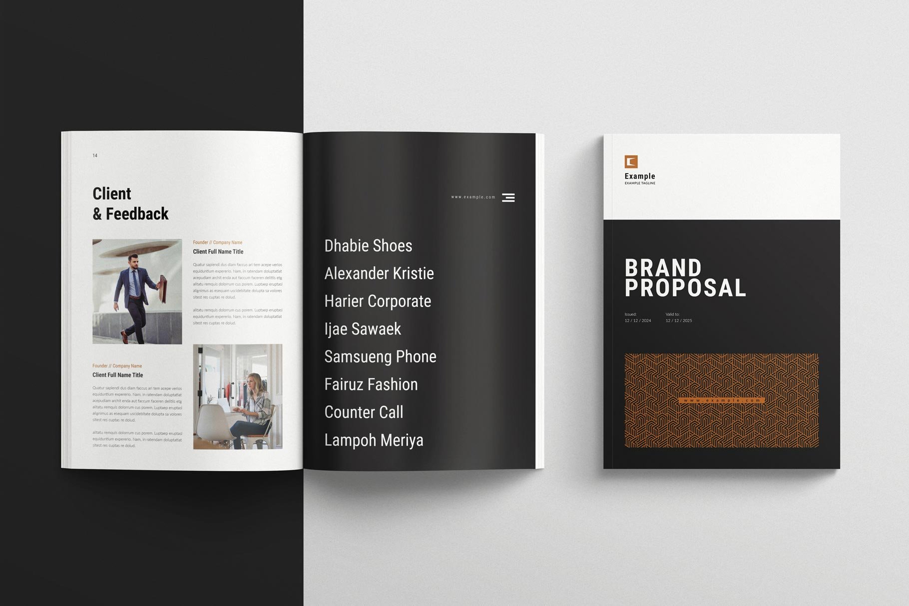 Brand Proposal Template cover image.