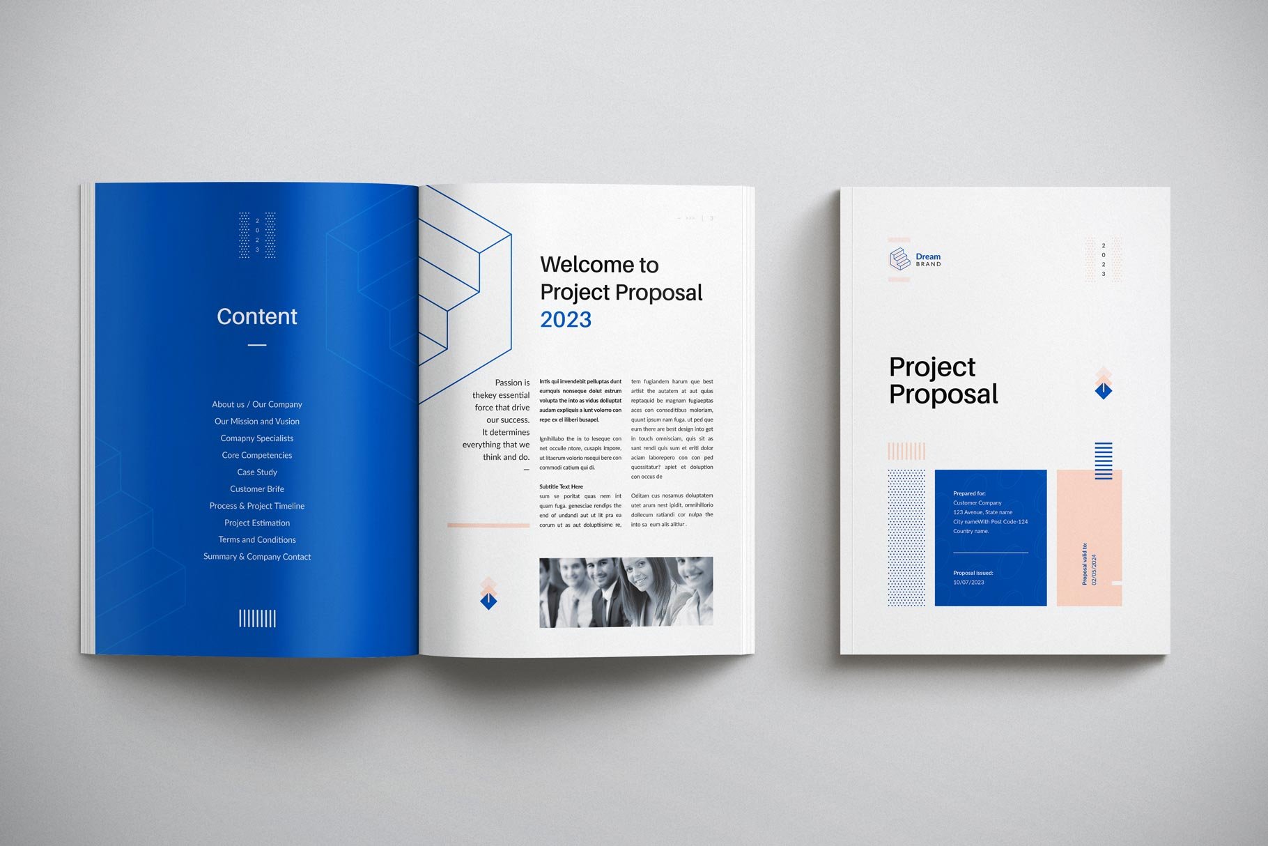 Project Proposal Template cover image.