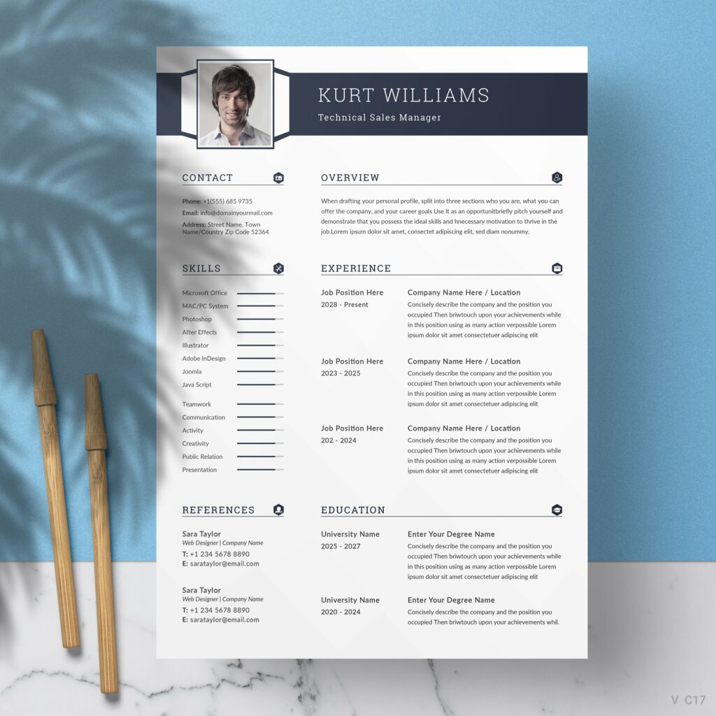 Resume Cv Word – Masterbundles