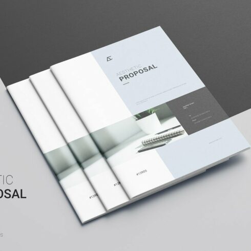 Aesthetic Proposal Template cover image.