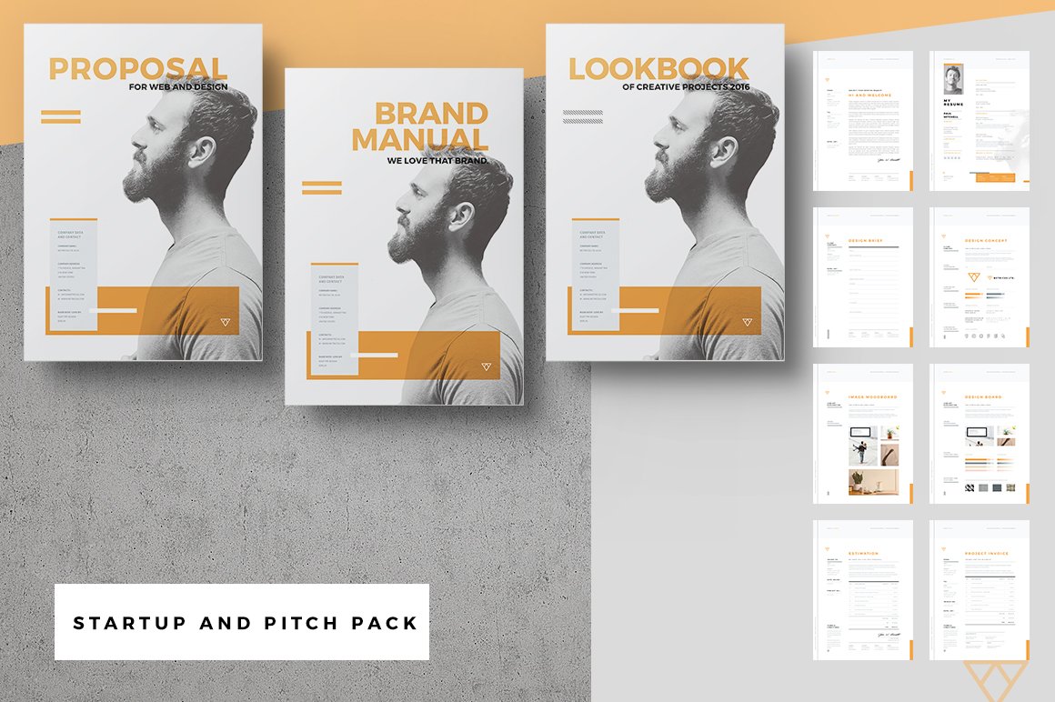 Startup Proposal Pitch Pack cover image.