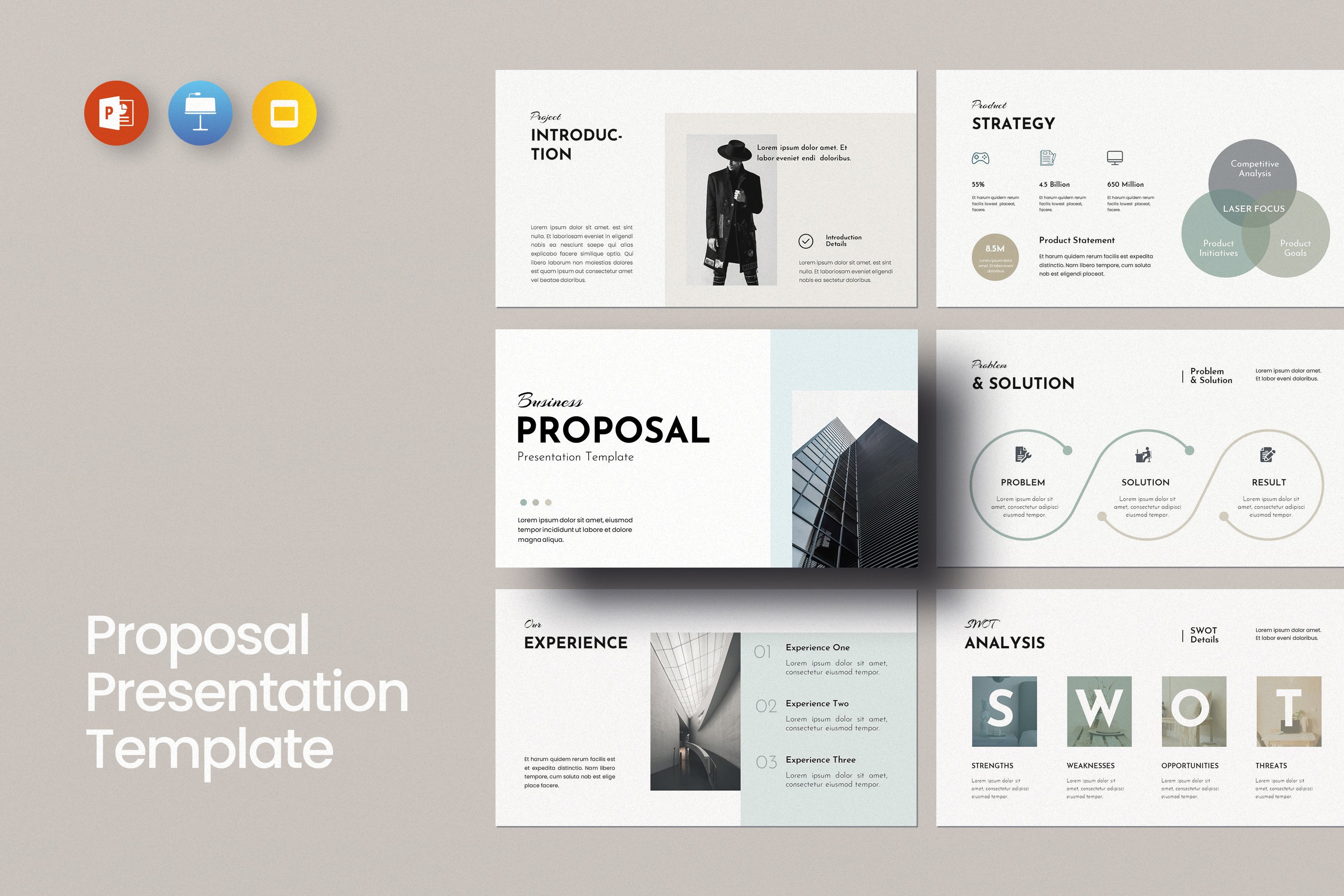 Project Proposal PowerPoint Template – MasterBundles