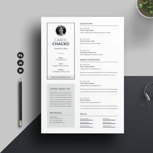 Resume/CV Word cover image.