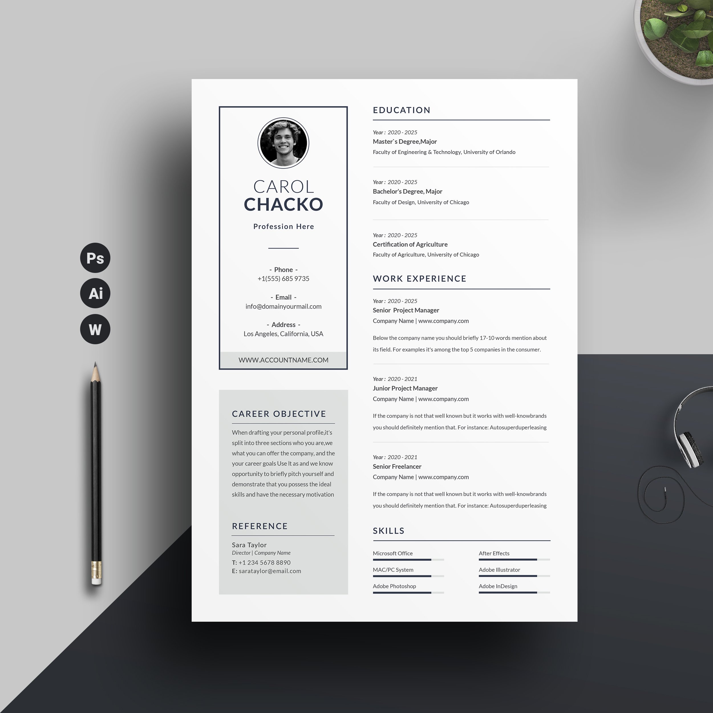 Resume/CV Word cover image.