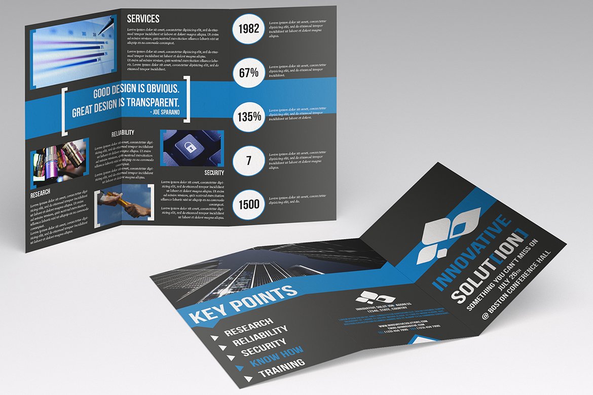 Trifold Brochures Bundle 01 preview image.