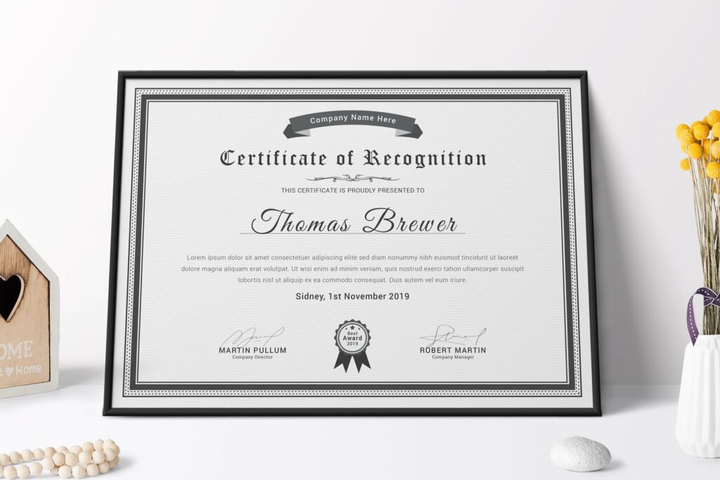 Certificate Template – MasterBundles