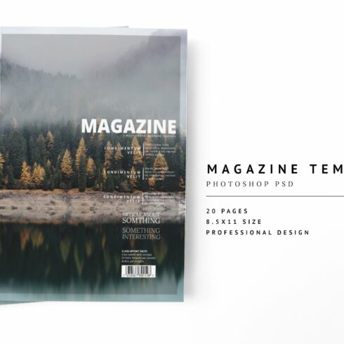 Magazine Template 11 cover image.