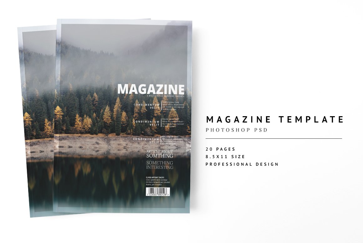 Magazine Template 11 cover image.