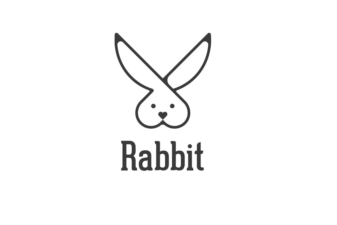 bunny logo design, bunny logo for company brand 12119884 Vector Art at  Vecteezy