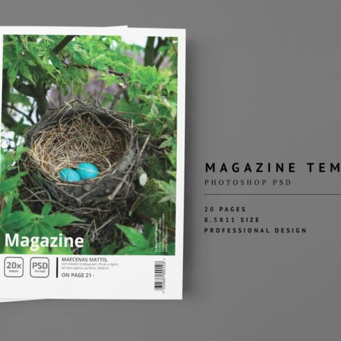 Magazine Template 05 cover image.