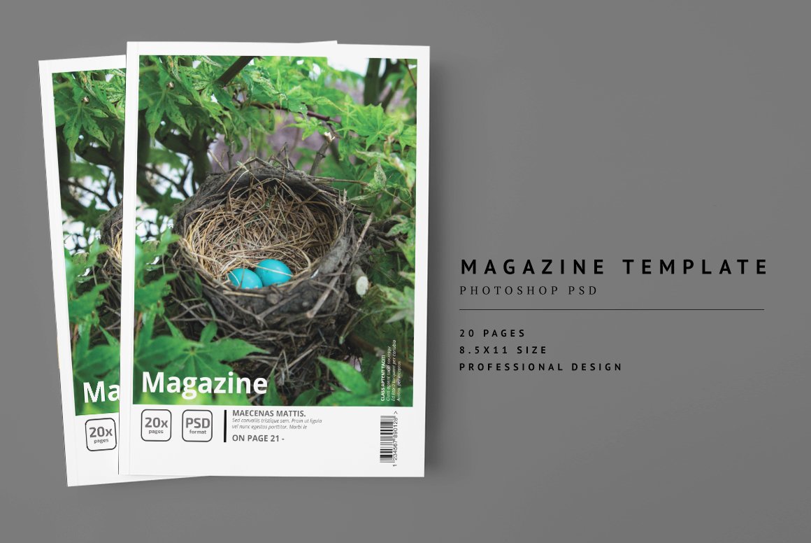 Magazine Template 05 cover image.