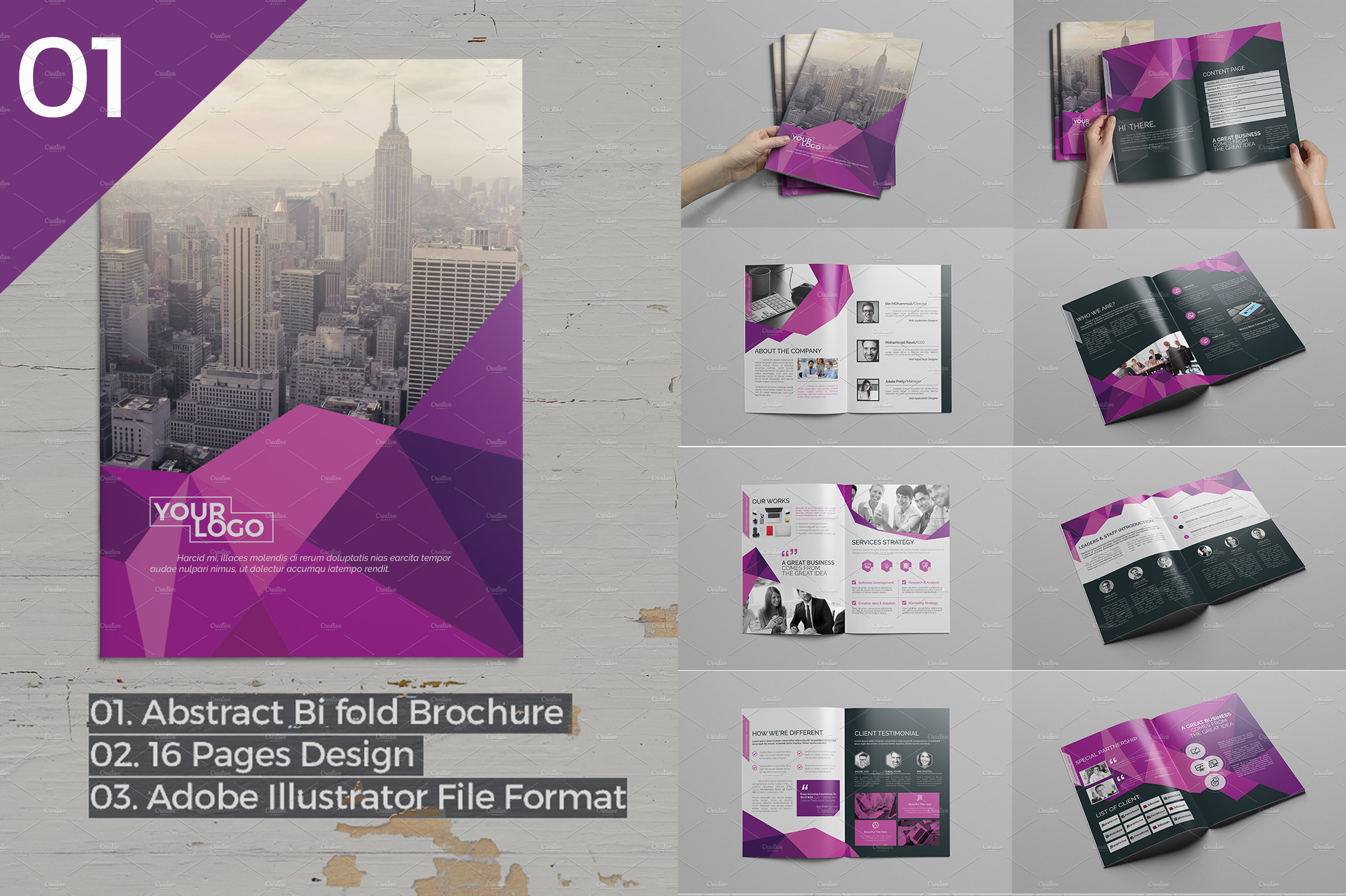 10 Multi-pages Brochure -Big Bundle preview image.