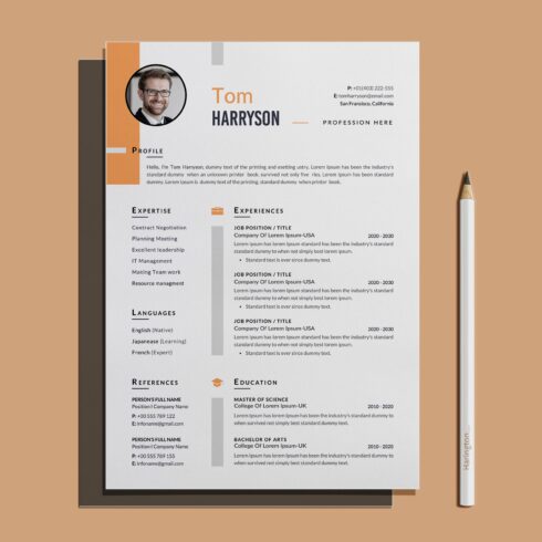 Resume/CV Word cover image.