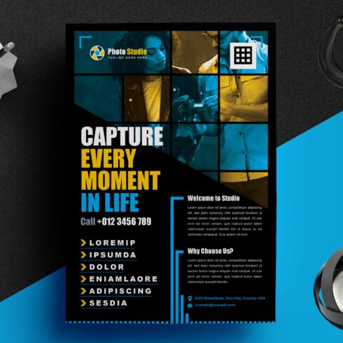 Corporate Photo Flyer Template cover image.