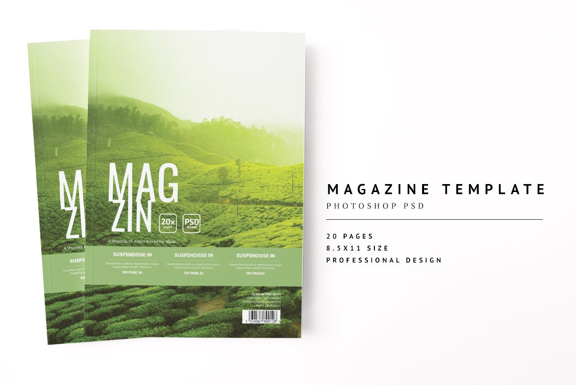 Magazine Template 10 cover image.