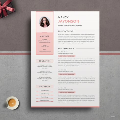 Resume/CV Word cover image.