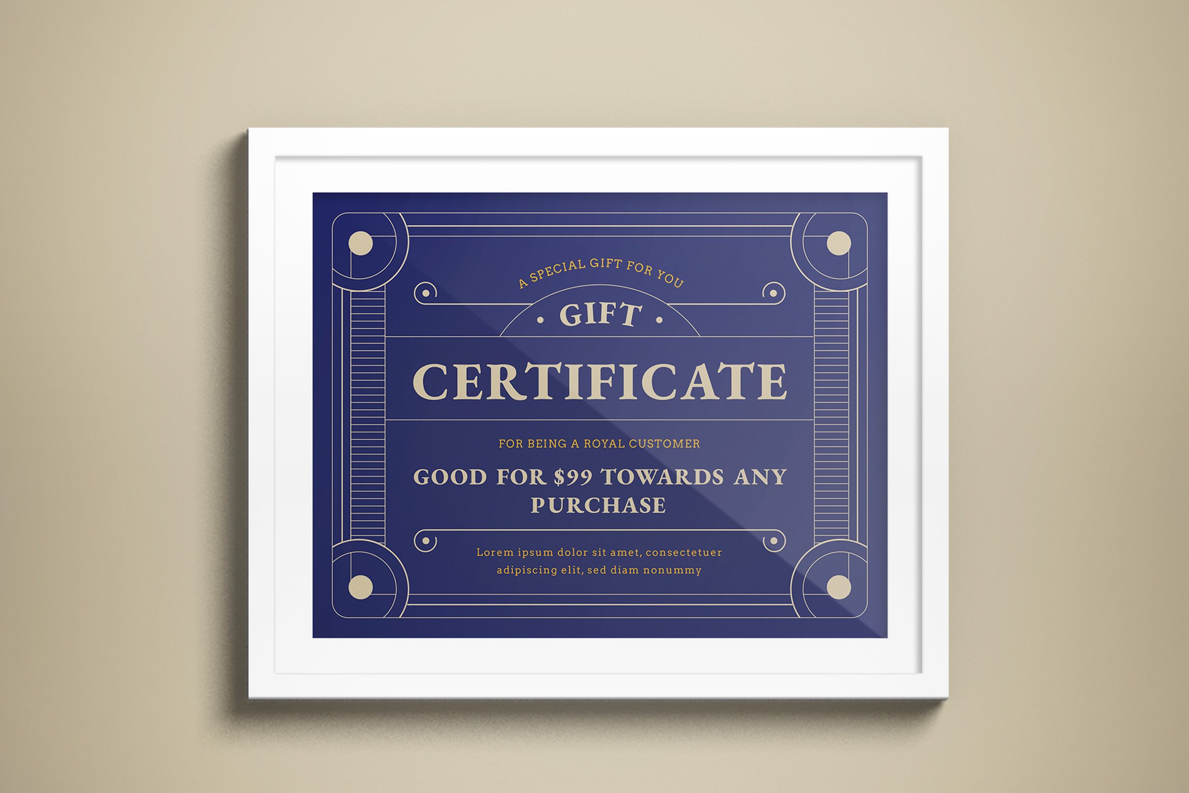 Gift Certificate cover image.