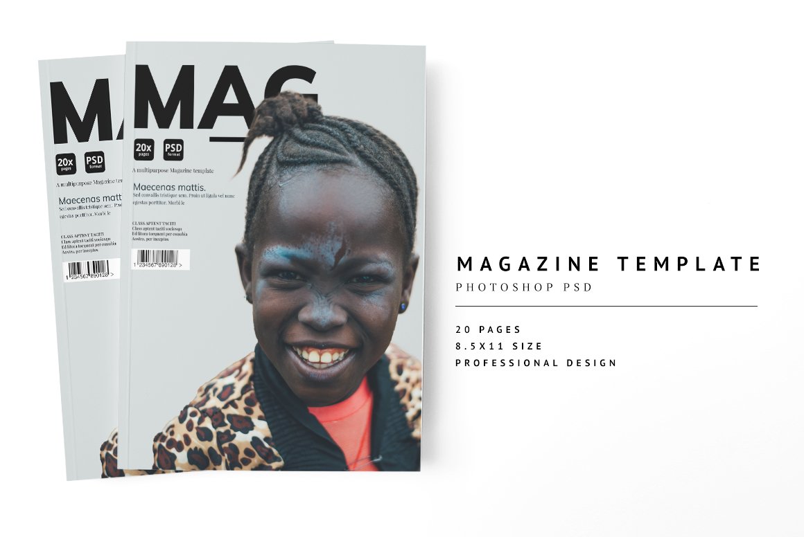 Magazine Template 08 cover image.