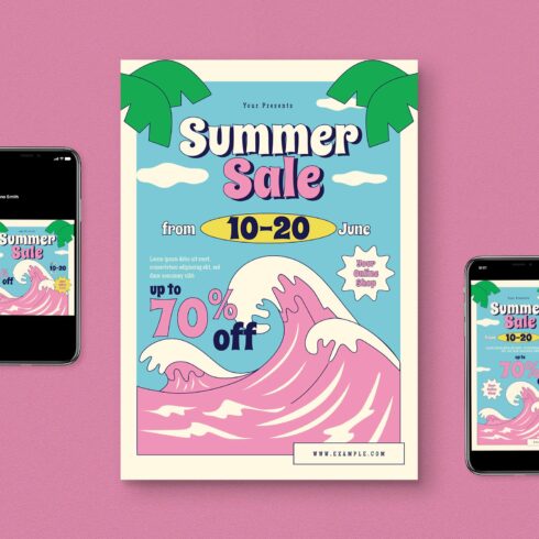 Summer Sale Flyer Set cover image.