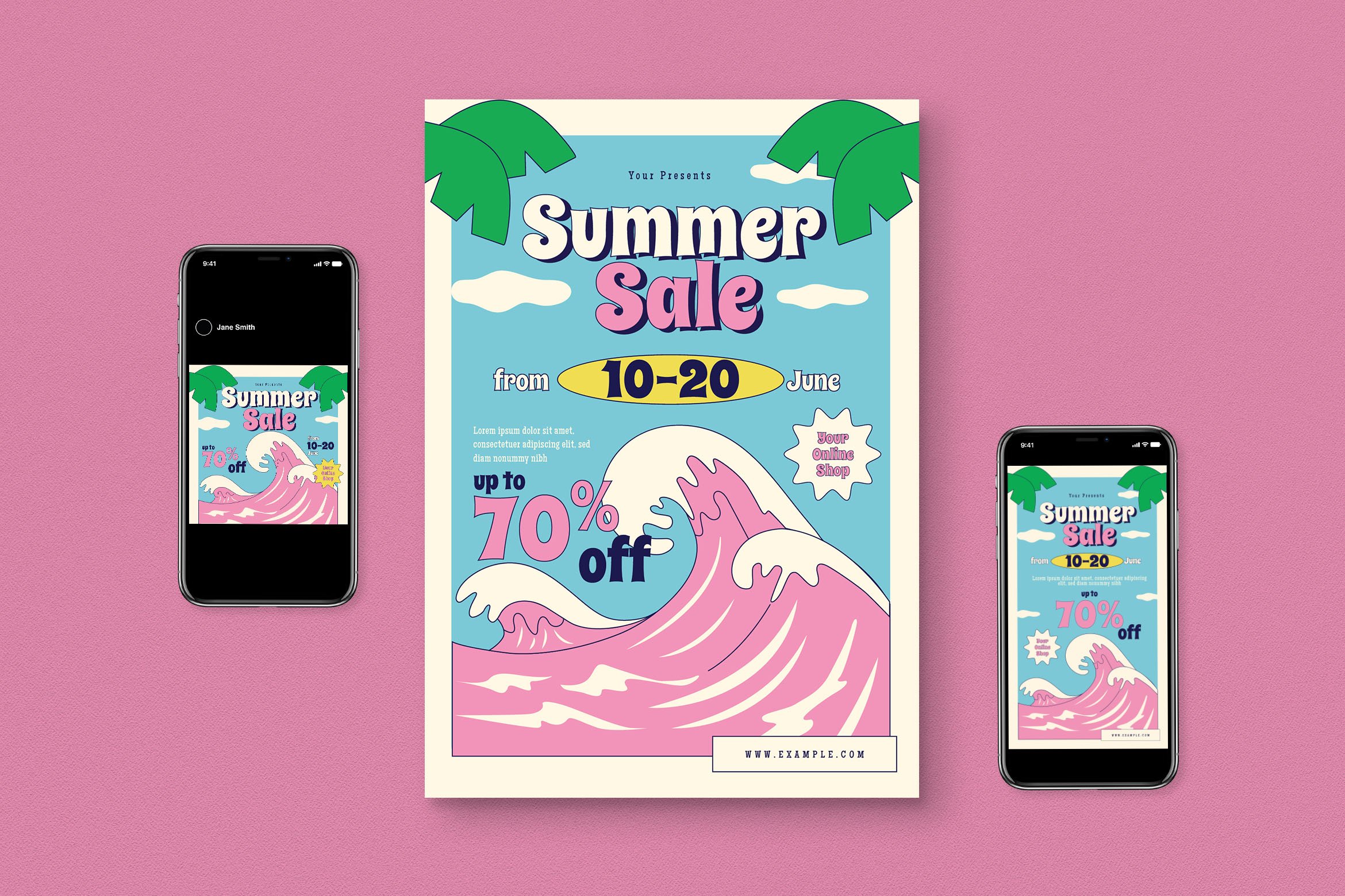 Summer Sale Flyer Set cover image.