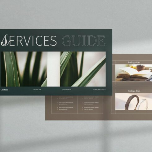 Services And Pricing Guide Template cover image.