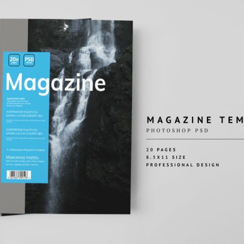 Magazine Template 09 cover image.