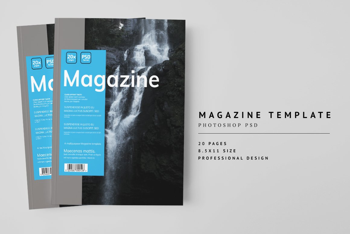 Magazine Template 09 cover image.