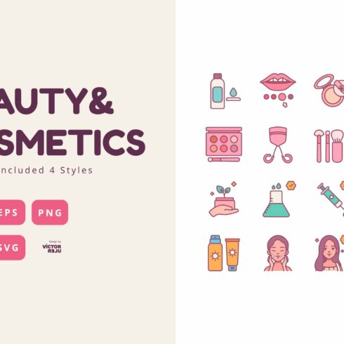 36 Icons - Beauty&Cosmetics cover image.