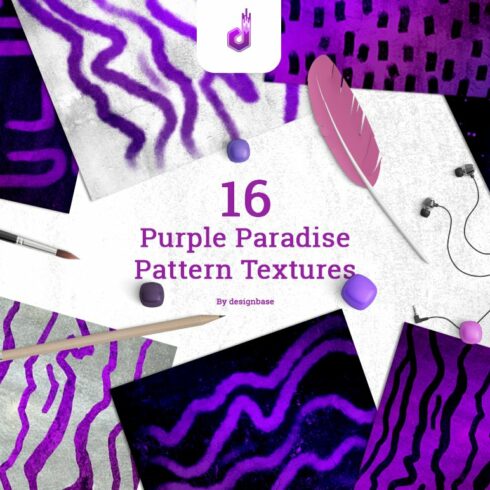 Purple Paradise Pattern Textures cover image.