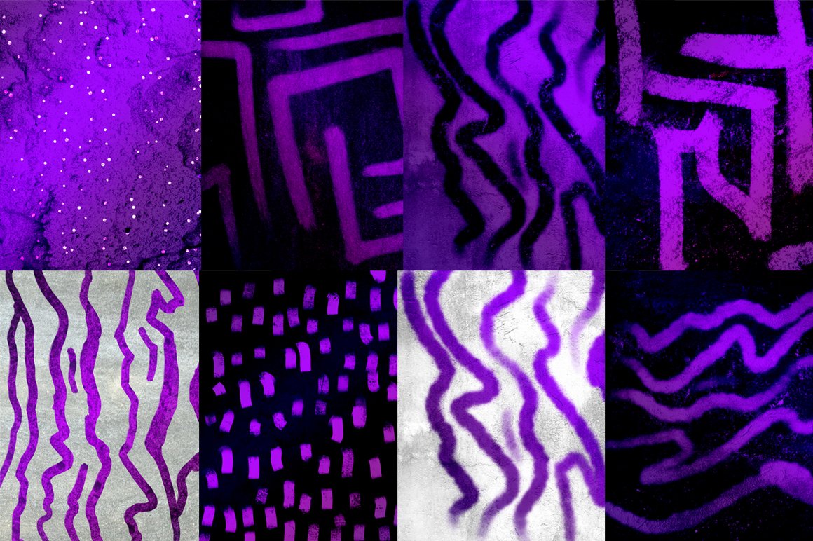 Purple Paradise Pattern Textures preview image.