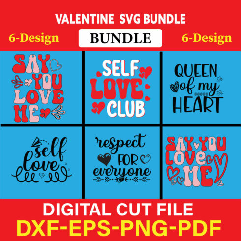 Valentine T-shirt Design Bundle Vol-20 cover image.