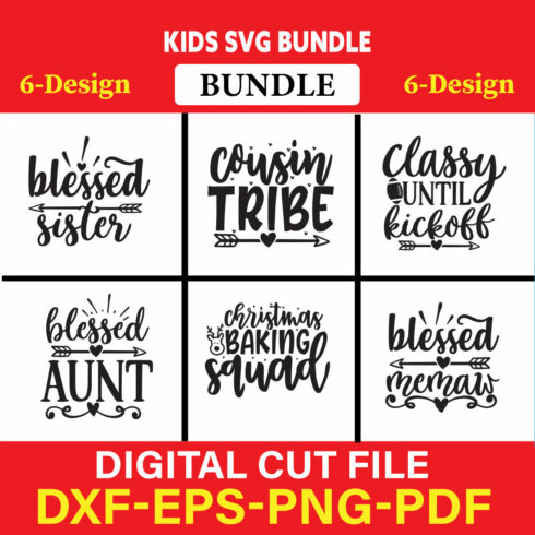 Kids T-shirt Design Bundle Vol-2 cover image.