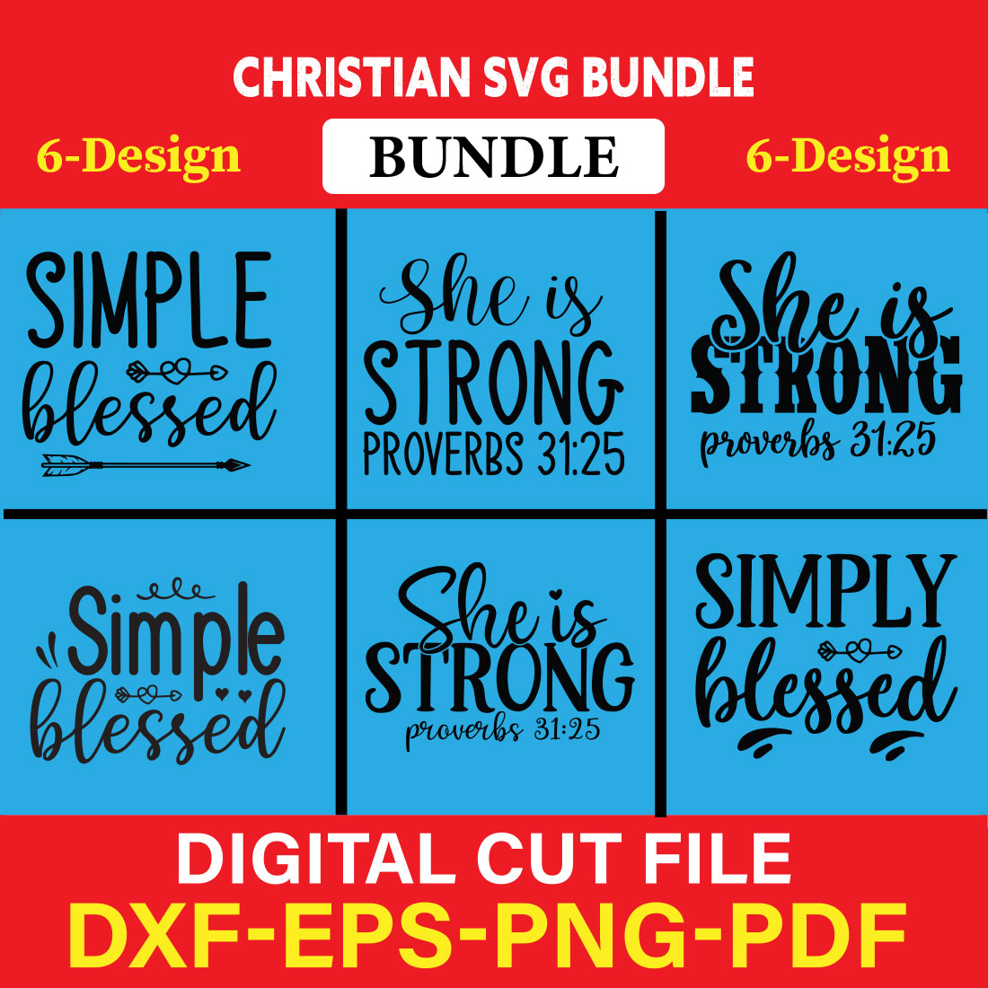 Christian T-shirt Design Bundle Vol-23 cover image.