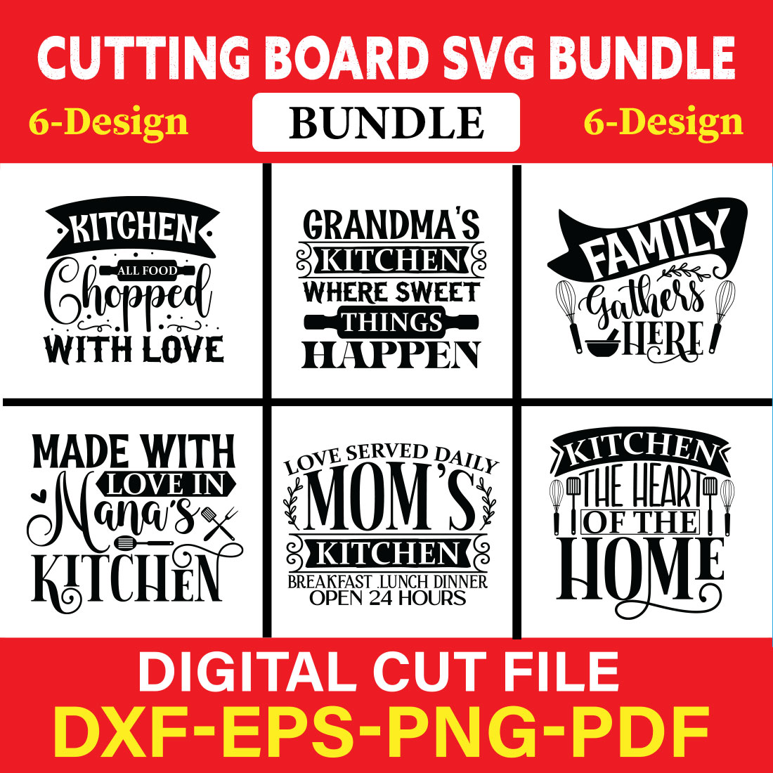Grandma's kitchen where sweet SVG, Cutting Board SVG Design