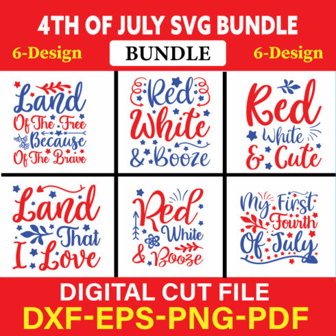 4th Of July T-shirt Design Bundle Vol-7 cover image.