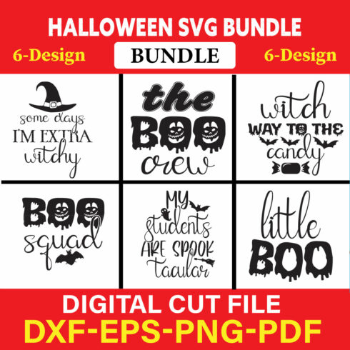 Halloween T-shirt Design Bundle Vol-17 cover image.