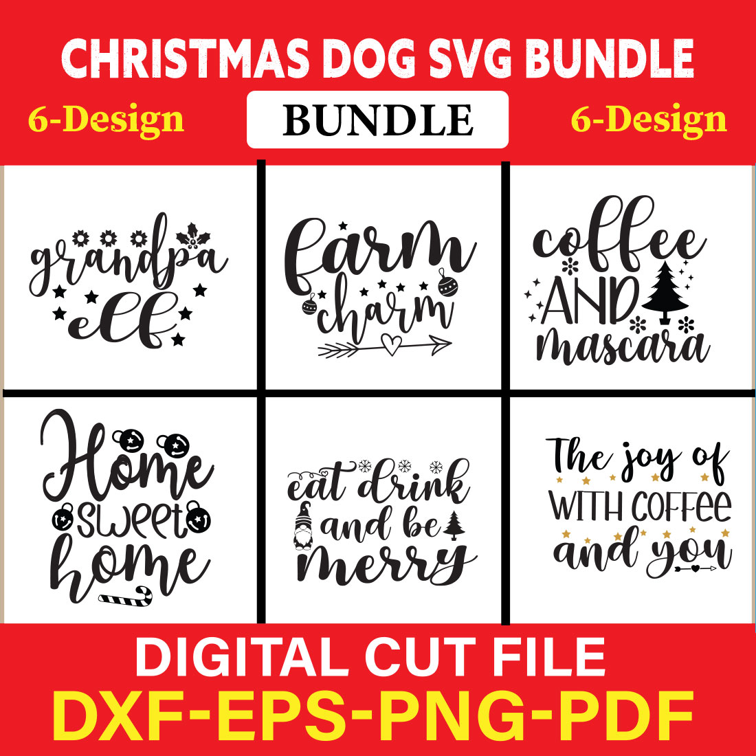 Christmas SVG Bundle / Funny Christmas SVG / Cut File vol-20 cover image.