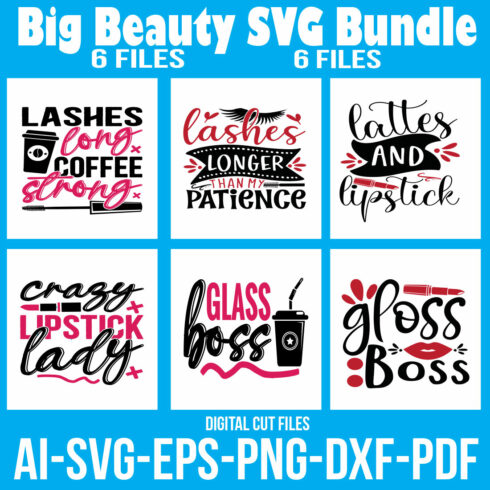 Big Beauty SVG Bundle cover image.