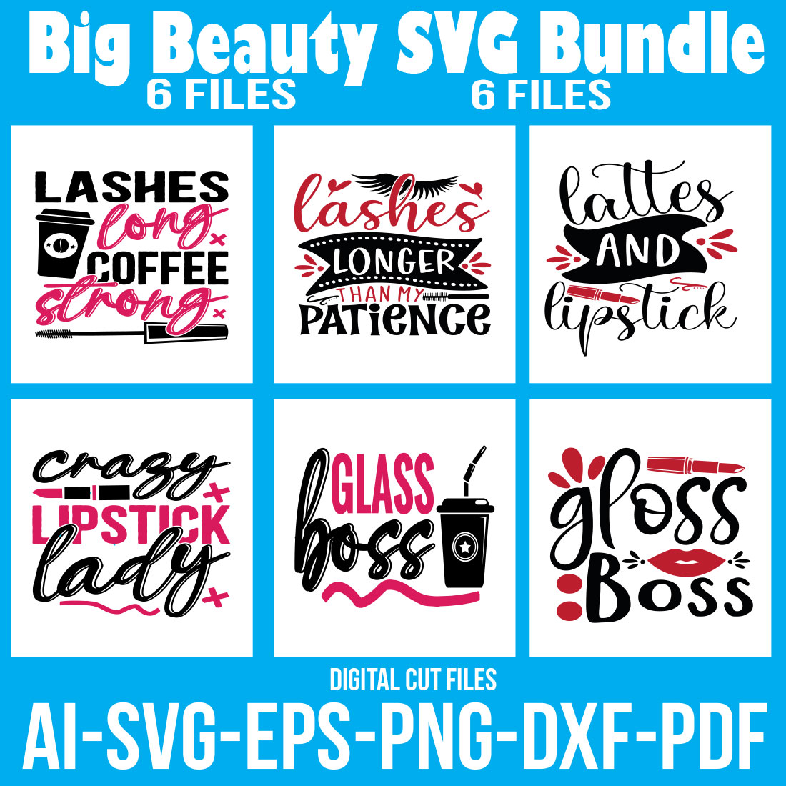 Big Beauty SVG Bundle cover image.