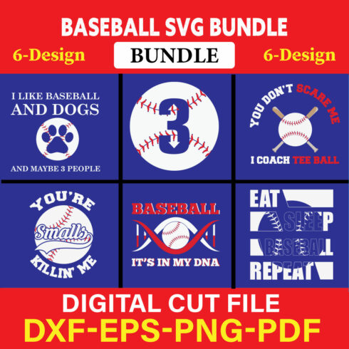 Baseball T-shirt Design Bundle Vol-10 cover image.