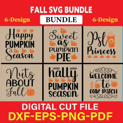 Fall SVG, Fall SVG Bundle, Autumn Svg, Thanksgiving Svg, Fall Svg Designs, Fall Sign, Autumn Bundle Svg, Vol-07 cover image.