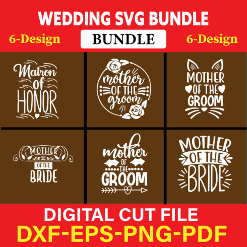 Wedding T-shirt Design Bundle Vol-22 cover image.