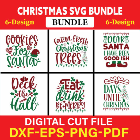 Christmas T-shirt Design Bundle Vol-33 cover image.