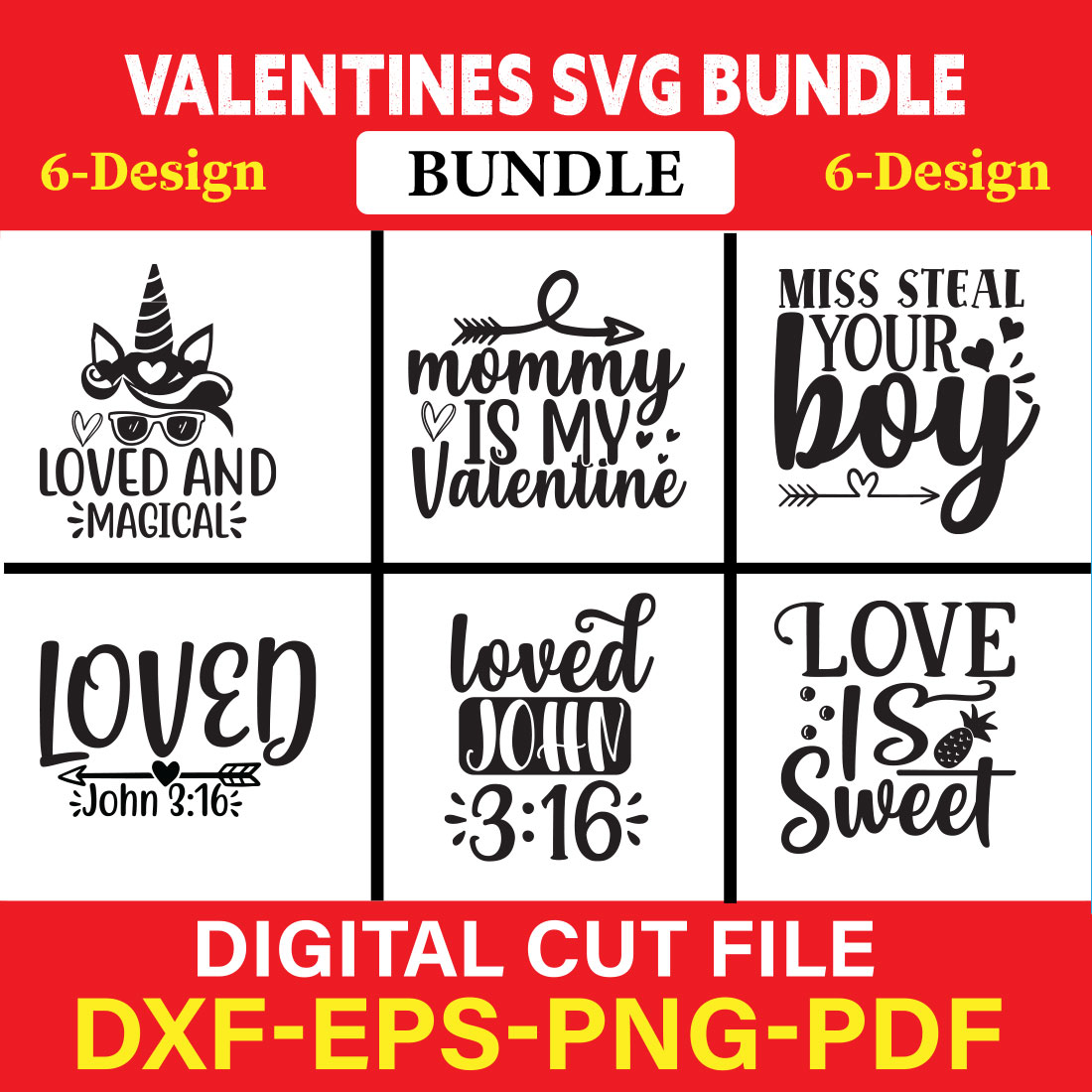 Valentines T-shirt Design Bundle Vol-28 cover image.