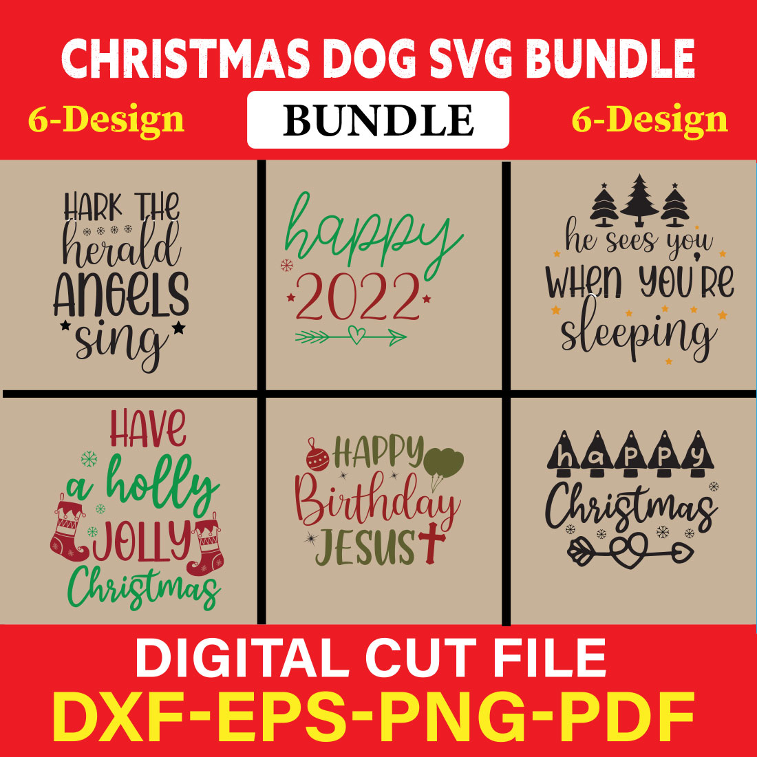 Christmas SVG Bundle / Funny Christmas SVG / Cut File vol-10 cover image.