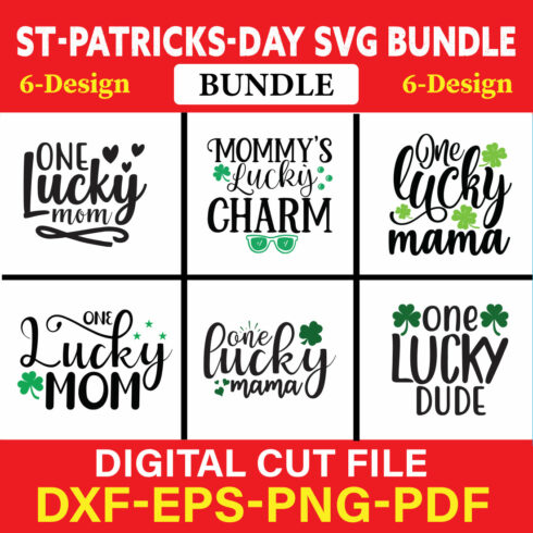 St-Patricks Day T-shirt Design Bundle Vol-8 cover image.
